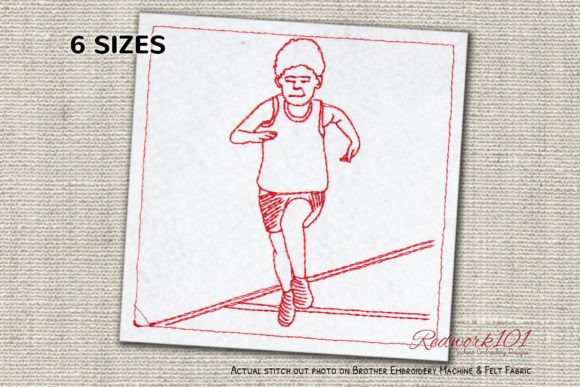 A Runner's Gift: Reviewing This Timeless Redwork Design