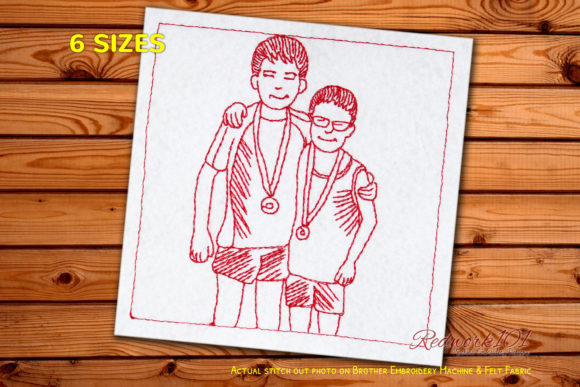 A Swim Champion Embroidery Design for Your Shop