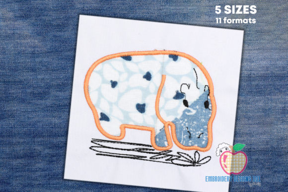 Charming Funny Fat Hippo for Kids' Gifts