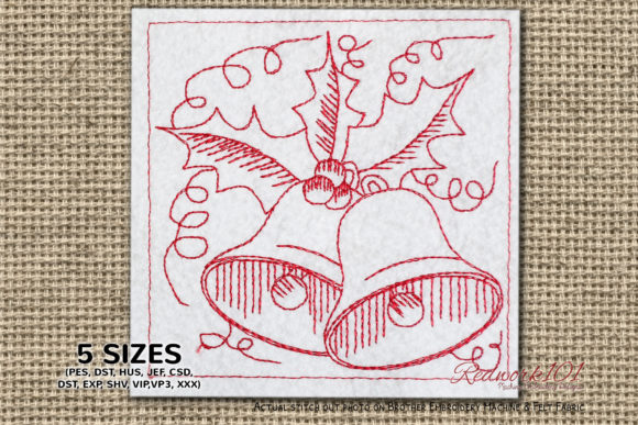 Christmas Holly Bells Machine Embroidery Design Review