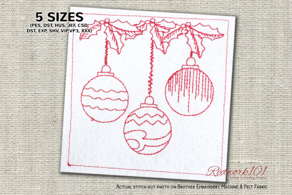 Christmas Ornaments Redwork: A Premium Embroidery Review