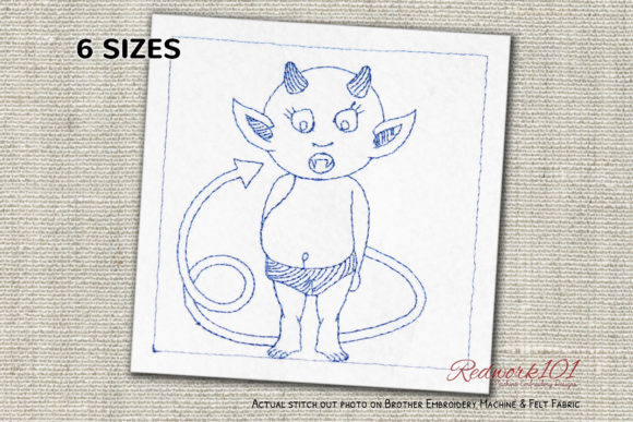 Cute Confused Devil: A Charming Addition for Halloween