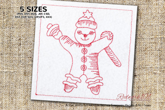 Gingerbread Man Machine: A Charming Christmas Design