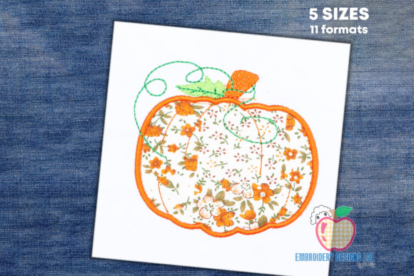 Halloween Pumpkin Applique: A Charming Addition