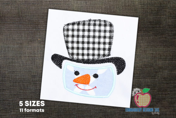 Review: Snowman with Hat Applique Design