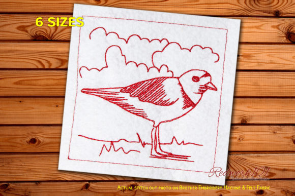 Ringed Plover Embroidery: A Designer's Review