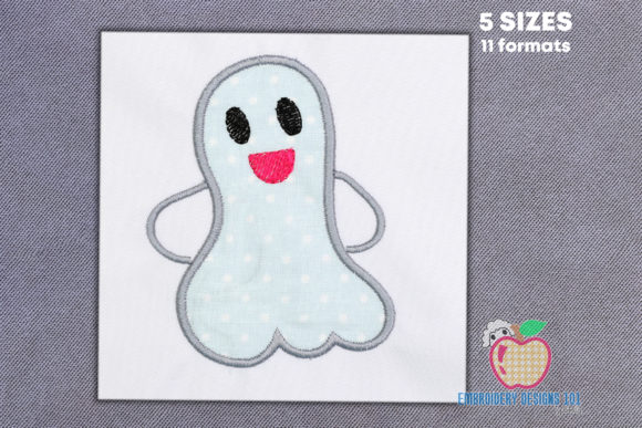 Why This Halloween Ghost Embroidery Applique Works for Boutique Apparel